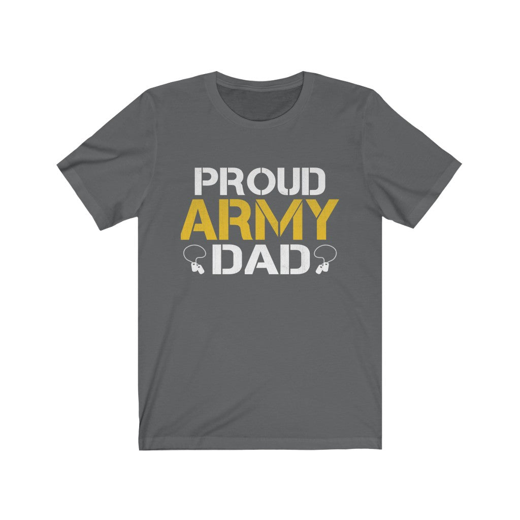 Proud Army Dad Unisex Jersey Short Sleeve Tee-Phoenix Styles