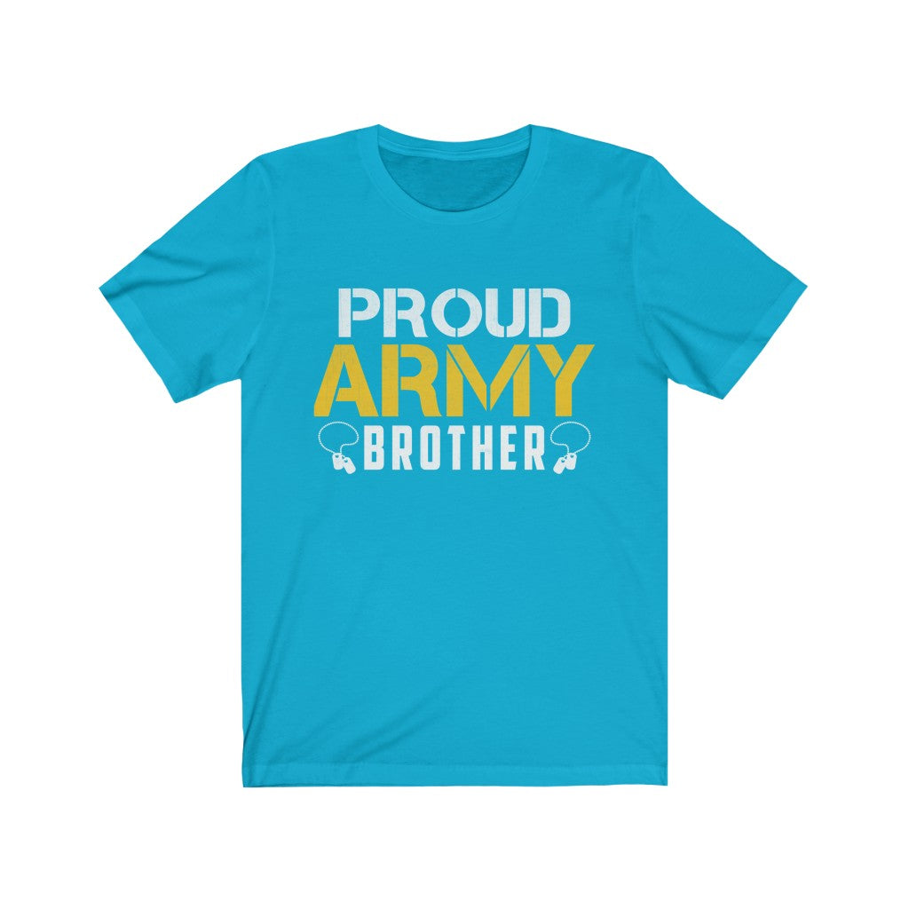 Proud Army Brother Unisex Jersey Short Sleeve Tee-Phoenix Styles