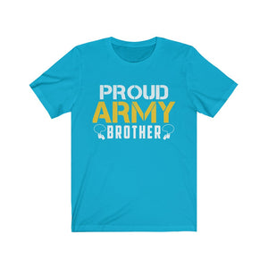 Proud Army Brother Unisex Jersey Short Sleeve Tee-Phoenix Styles