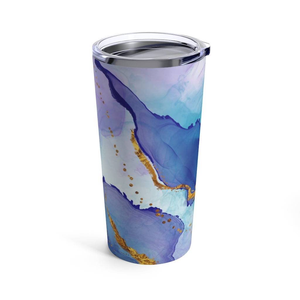 Blue Lily Tumbler 20oz-Phoenix Styles