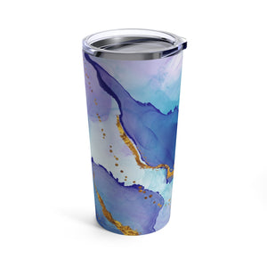 Blue Lily Tumbler 20oz-Phoenix Styles