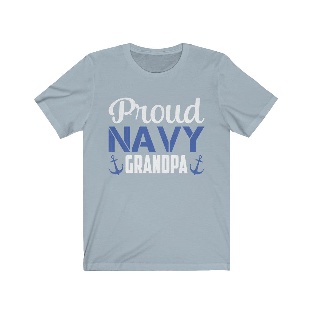 Proud Navy Grandpa Unisex Jersey Short Sleeve Tee-Phoenix Styles