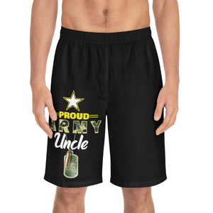 Proud Army Uncle Board Shorts-Phoenix Styles