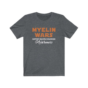 Multiple Sclerosis Shirt - Myelin Wars Shirts For MS Awareness Unisex Jersey Short Sleeve Tee-Phoenix Styles