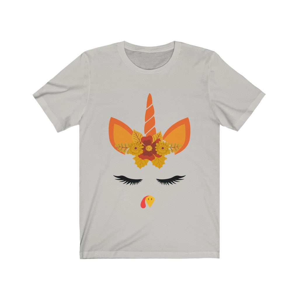 Thanksgiving Unicorn Jersey Short Sleeve Tee-Phoenix Styles