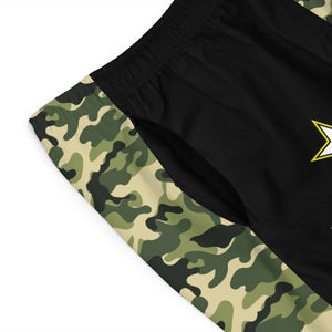 Proud Army Husband Board Camoflauge Shorts-Phoenix Styles