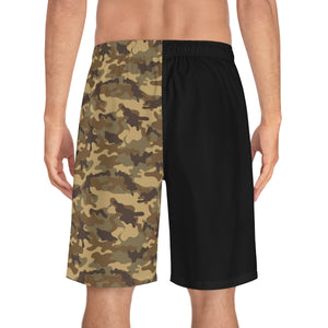 Proud Veteran Camo Shoes Board Shorts-Phoenix Styles