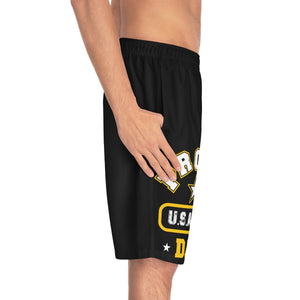 Proud U.S Army Dad Board Shorts-Phoenix Styles