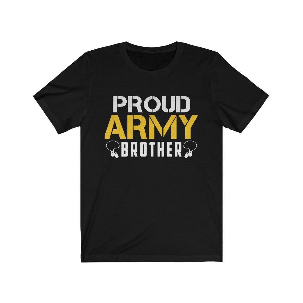 Proud Army Brother Unisex Jersey Short Sleeve Tee-Phoenix Styles