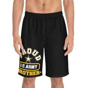 Proud U.S Army Brother Board Shorts-Phoenix Styles