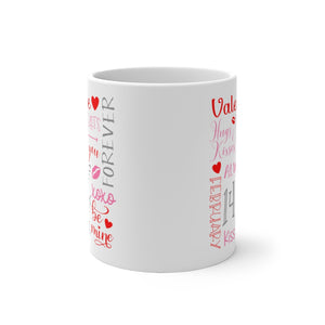 Valentine Day Color Changing Mug - Magic Mug - Unique Coffee Mug - Ceramic Coffee Mug - Valentines Day Mug - Best Friend Gift-Phoenix Styles