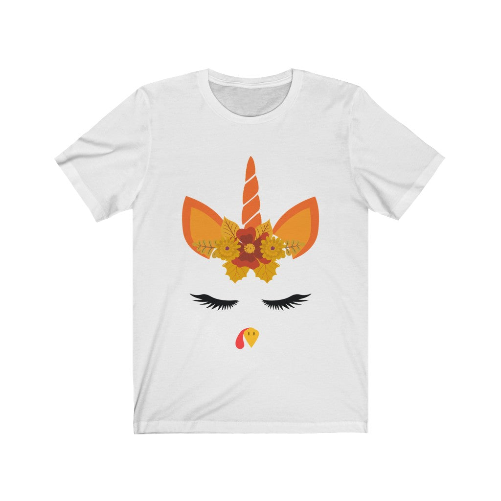 Thanksgiving Unicorn Jersey Short Sleeve Tee-Phoenix Styles