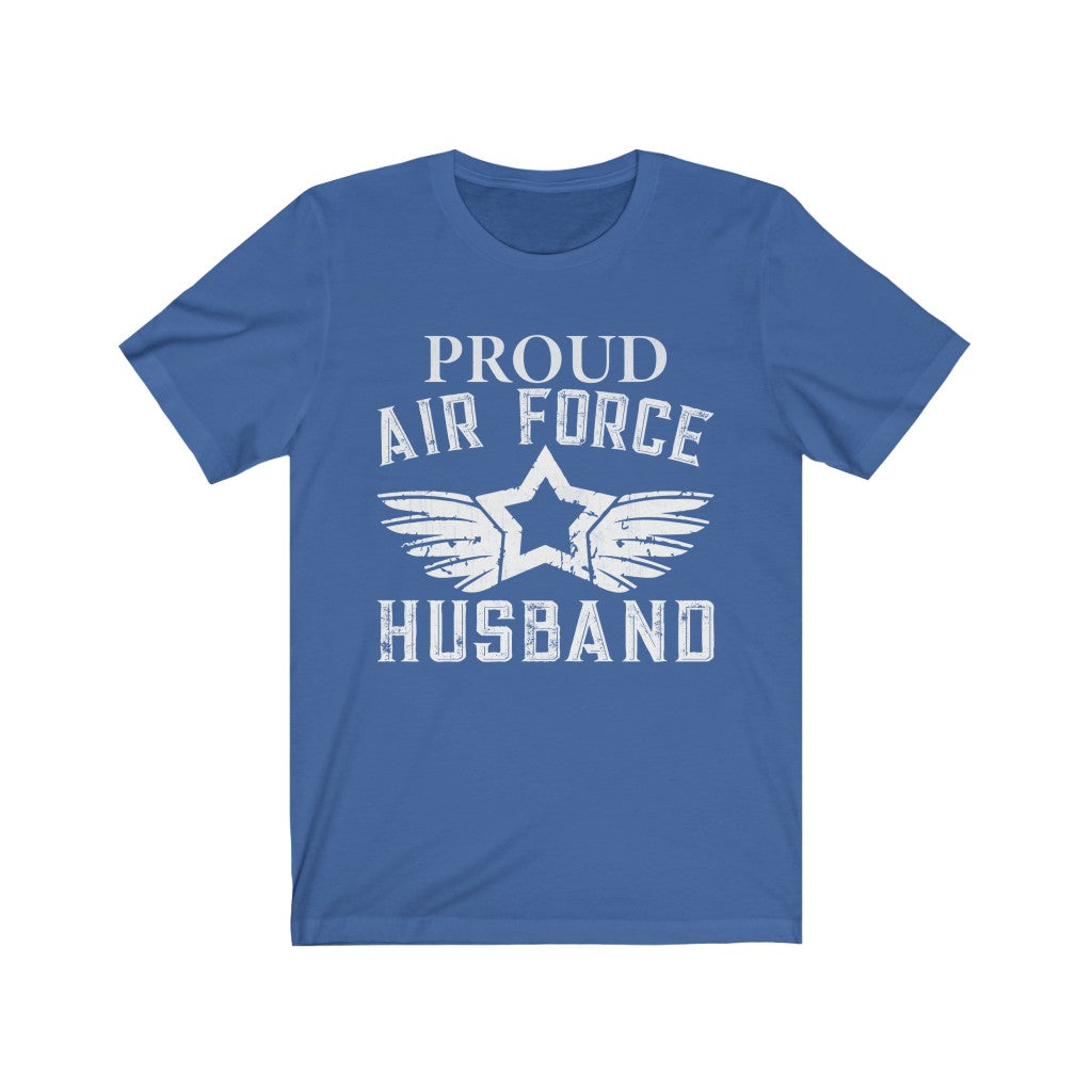 Proud Air Force Husband Jersey Short Sleeve Tee-Phoenix Styles