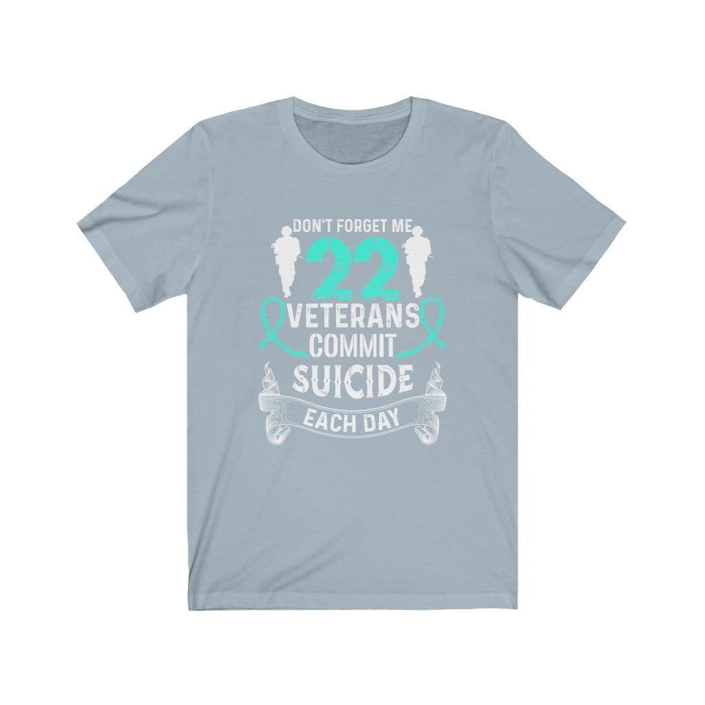 Veterans Commit Suicide Each Day Unisex Jersey Short Sleeve Tee-Phoenix Styles