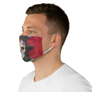 Sugar Skull Fabric Face Mask-Phoenix Styles