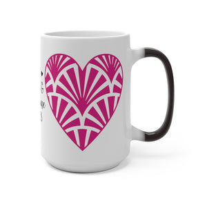 Love Kisses Valentine Wishes Color Changing Mug-Phoenix Styles