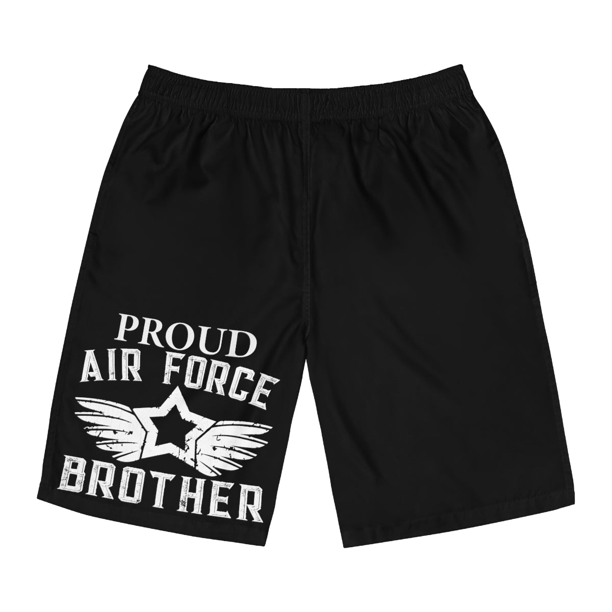 Proud Airforce Brother Men's Board Shorts-Phoenix Styles