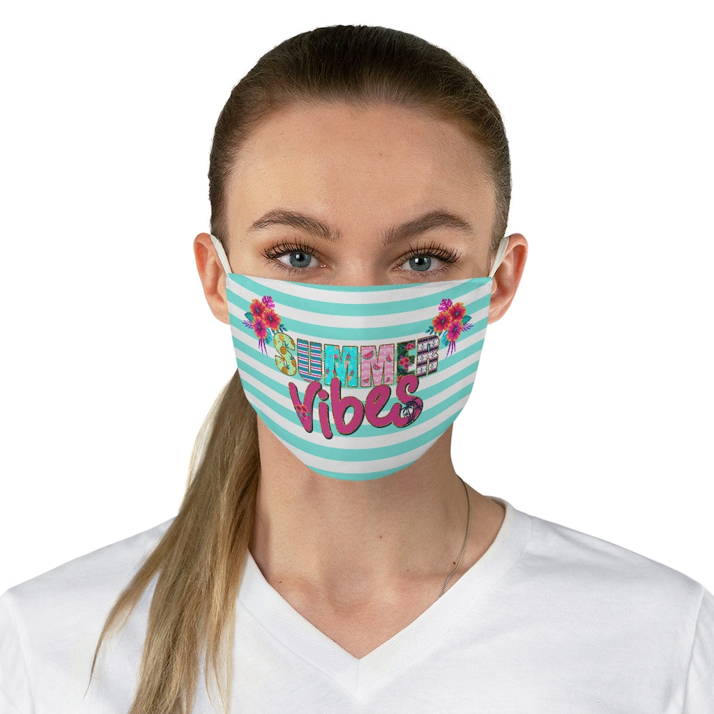 Summer Vibes Fabric Face Mask-Phoenix Styles