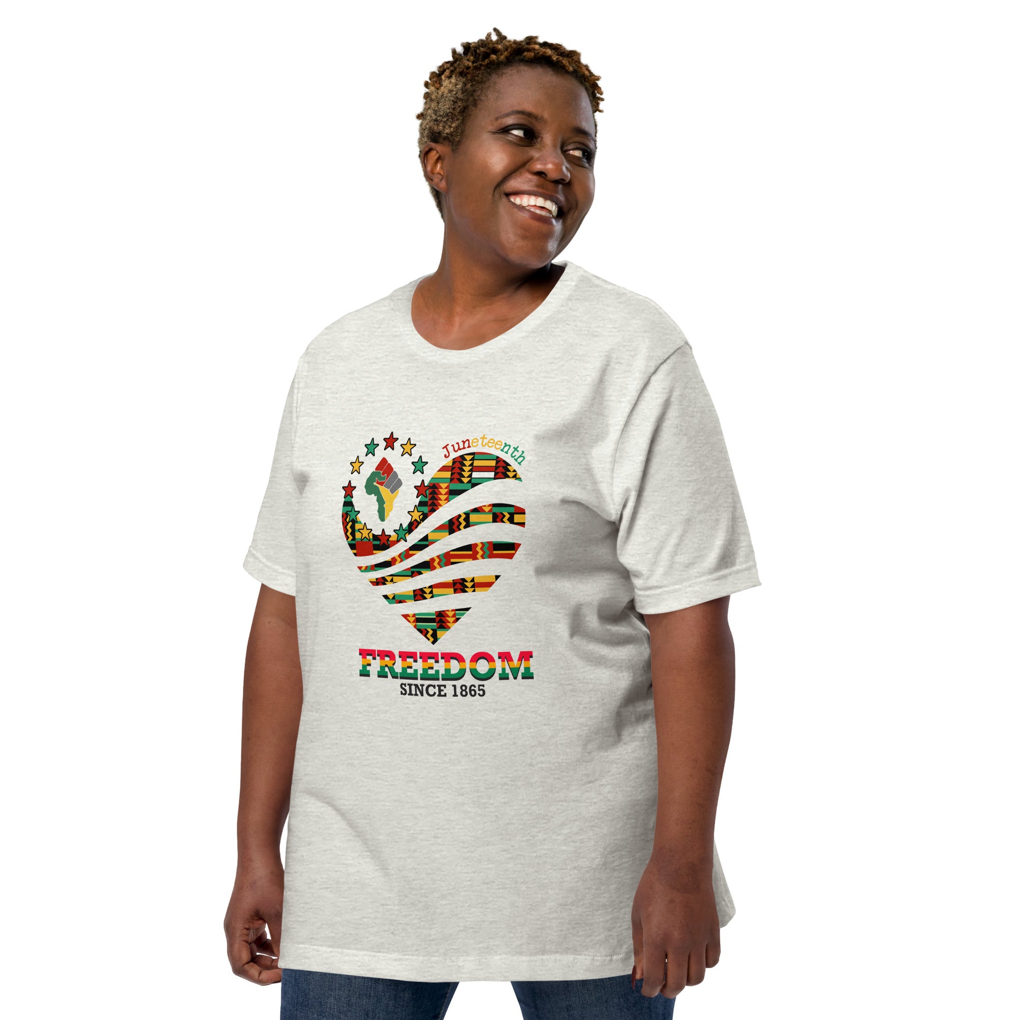 Freedom Heart Unisex t-shirt-Phoenix Styles