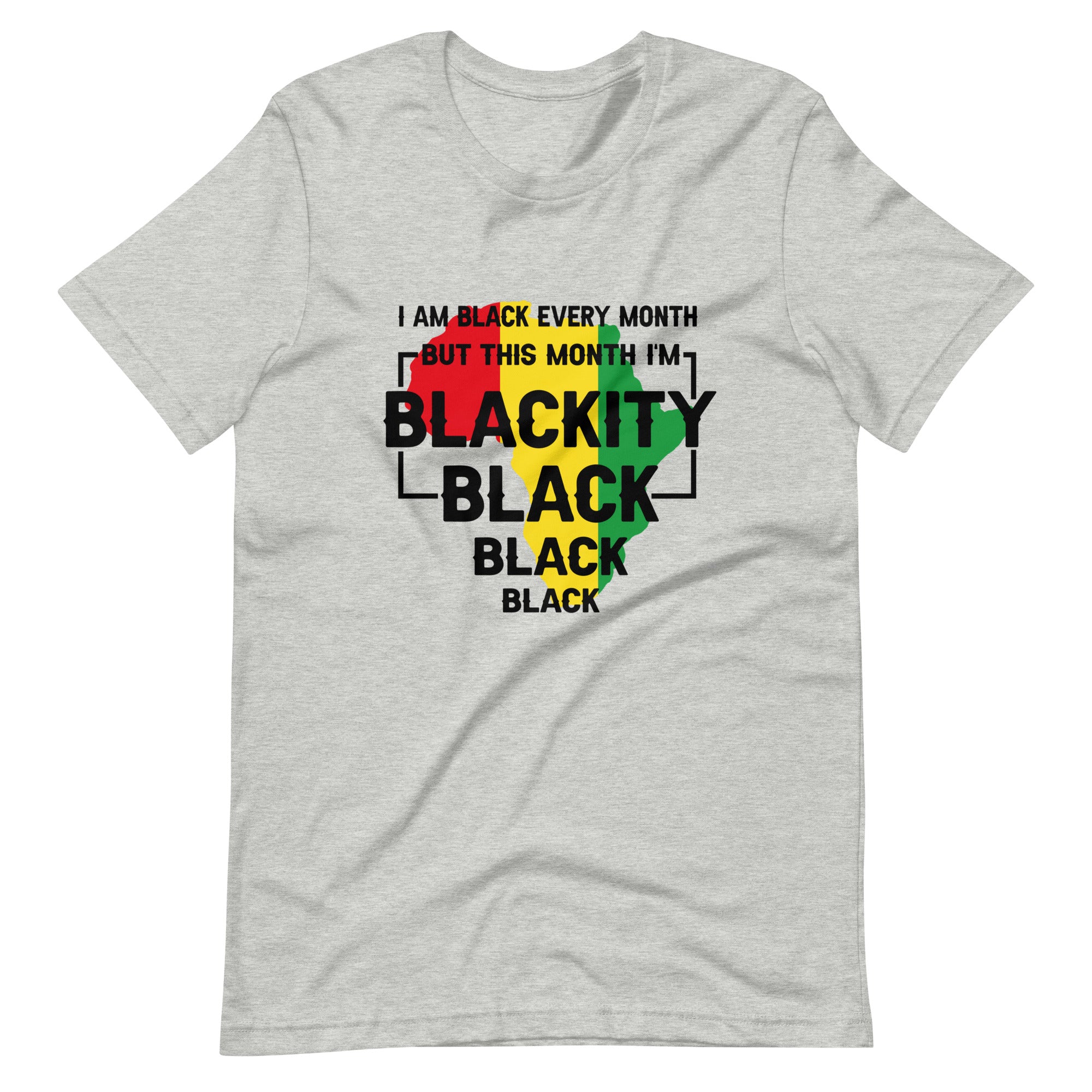 Blackity Black Black Black Print t-shirt-Phoenix Styles