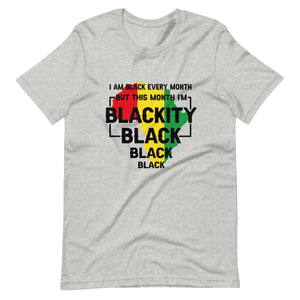 Blackity Black Black Black Print t-shirt-Phoenix Styles