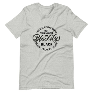 Blackity Black Print Unisex t-shirt-Phoenix Styles