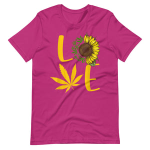 Love-Weed-Sunflower-Love-Unisex t-shirt-Phoenix Styles