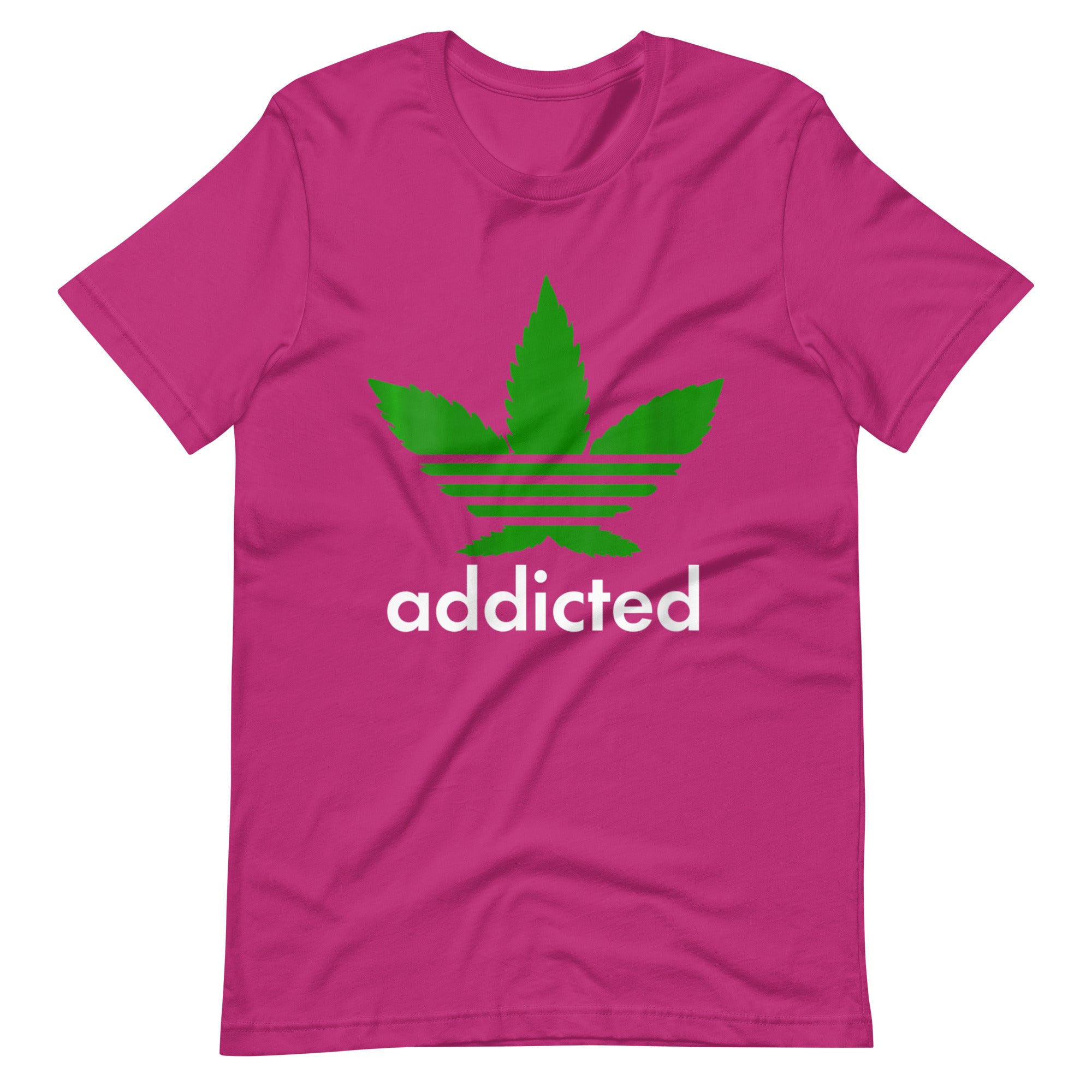 Addicted-to-weed-T-shirt-Novelty-Cannabis-Unisex t-shirt-Phoenix Styles