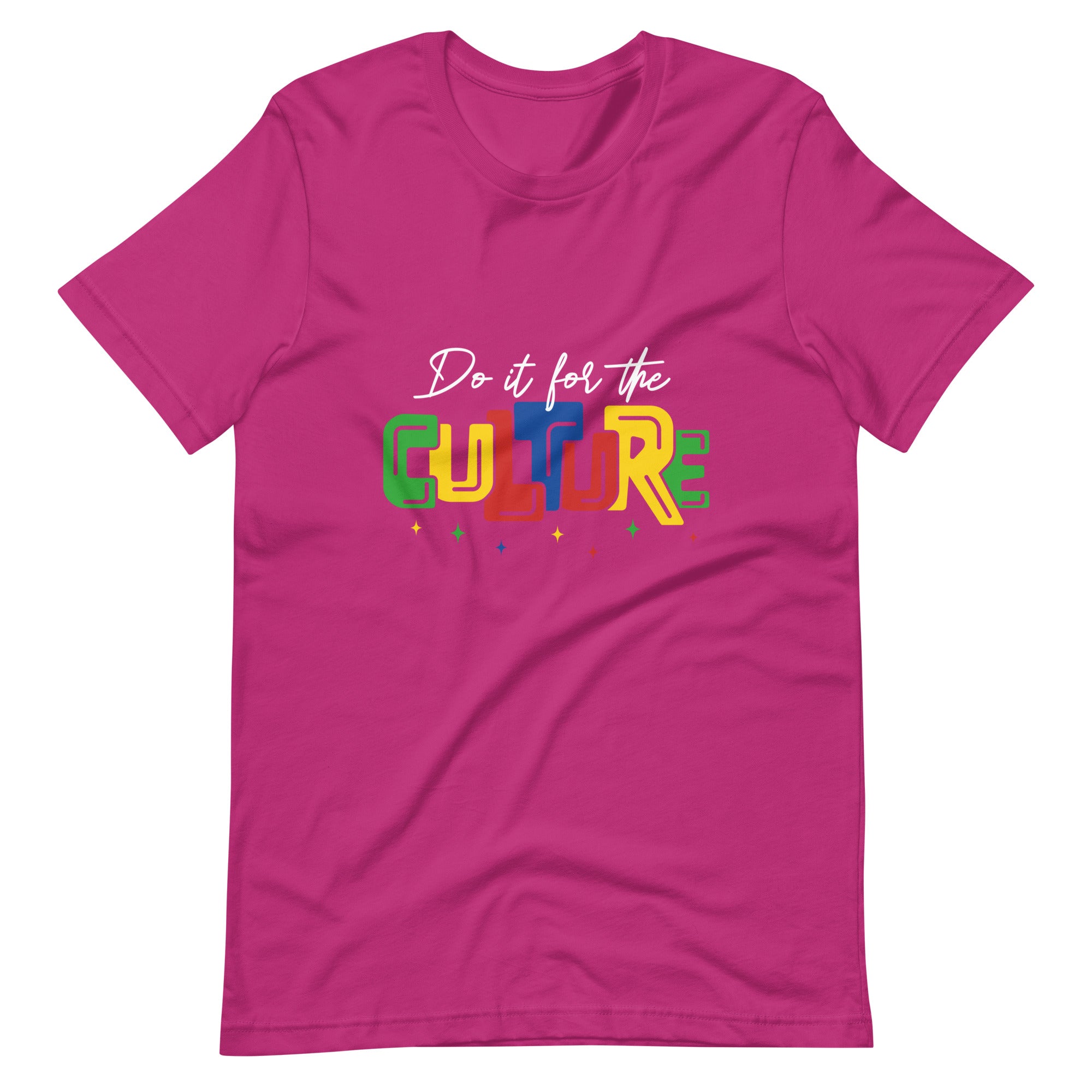 Do It For The Culture Color Print Unisex t-shirt-Phoenix Styles