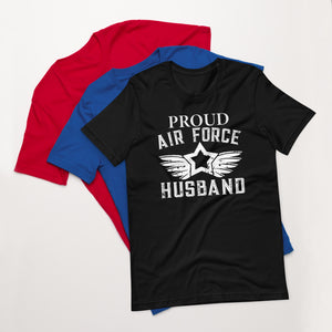 Proud Airforce Husband t-shirt-Phoenix Styles