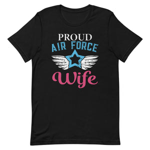 Proud Airforce Wife Unisex t-shirt-Phoenix Styles