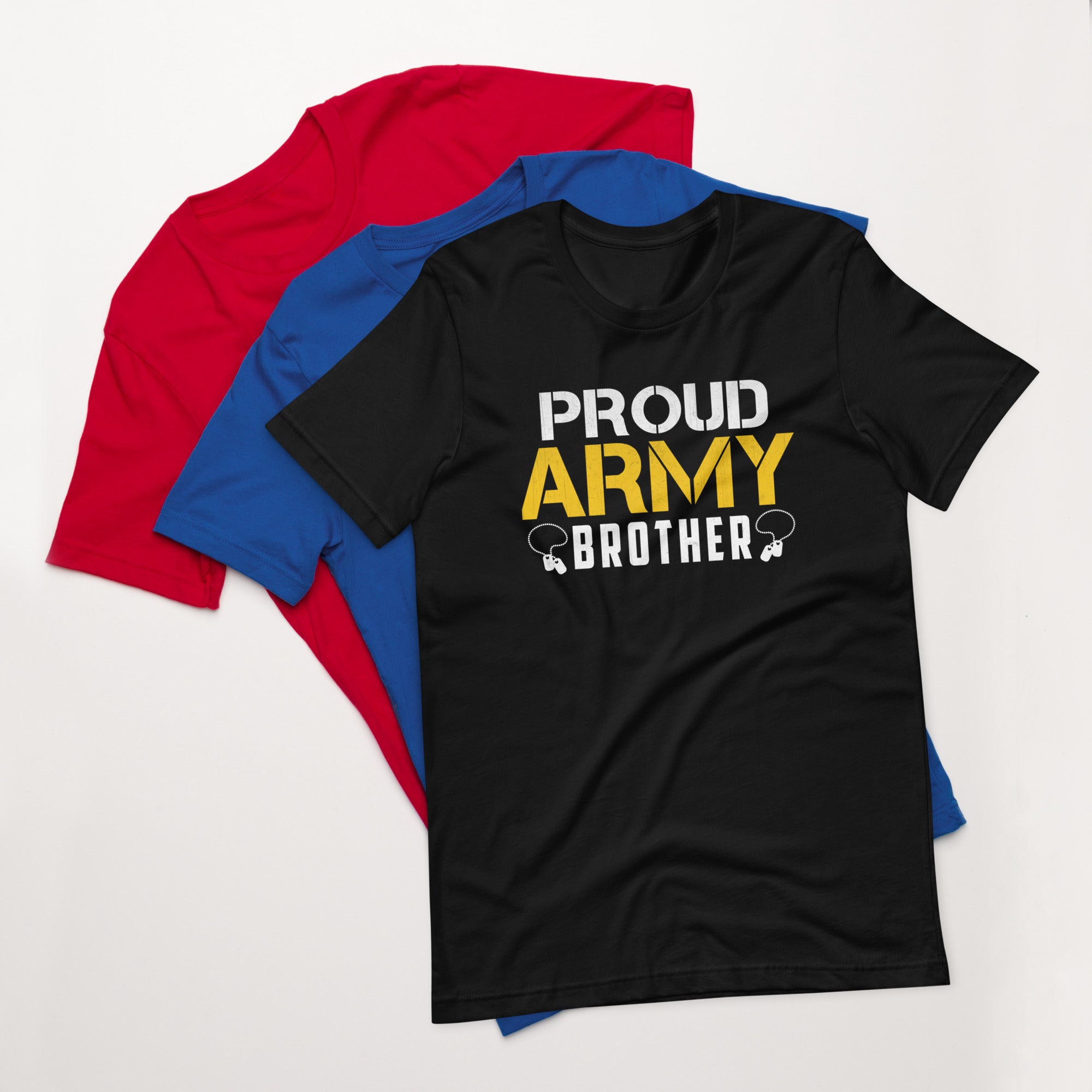 Proud Army Brother Unisex t-shirt-Phoenix Styles