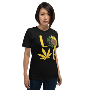 Love-Weed-Sunflower-Love-Unisex t-shirt-Phoenix Styles