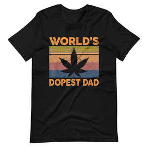 Mens-Worlds-Dopest-Dad-Weed-t-shirt-Phoenix Styles