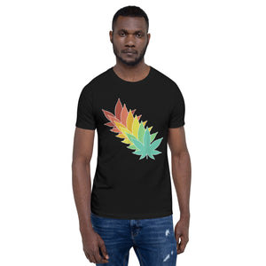 Vintage-Retro-Marijuana-Leaves-Weed-Unisex t-shirt-Phoenix Styles