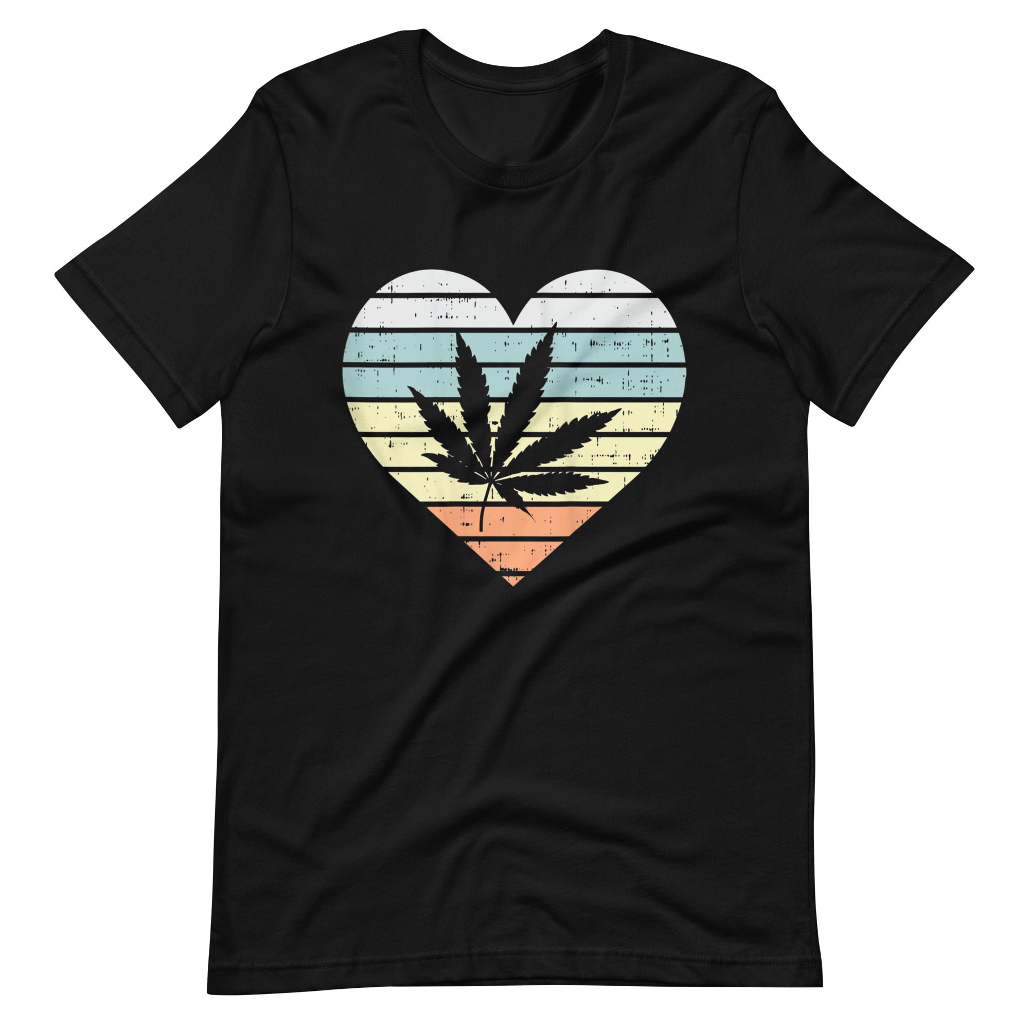 Womens-Weed-Cannabis-Heart-Unisex t-shirt-Phoenix Styles