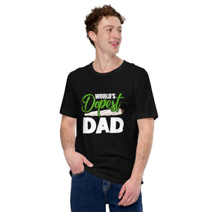 Mens-Worlds-Dopest-Dad-Cannabis-Marijuana- t-shirt-Phoenix Styles