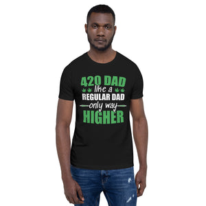 Mens-Weed-Dad-Like-a-Regular-Dad-Only-Way-Higher-Pot-t-shirt-Phoenix Styles