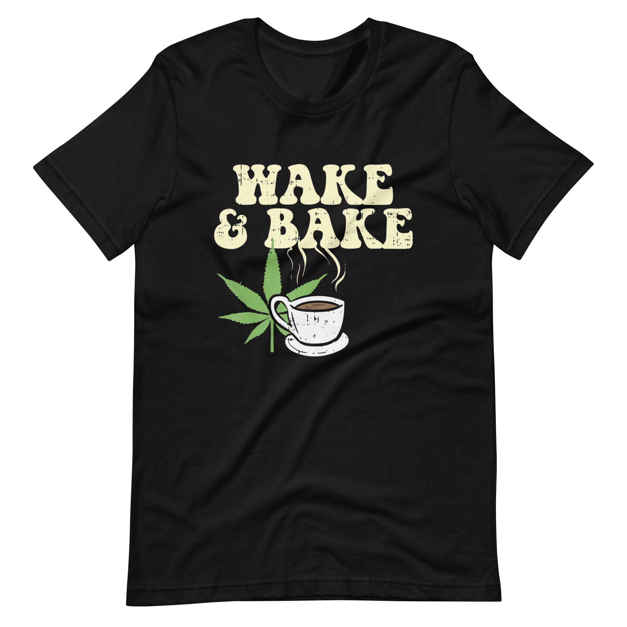 Wake-Bake-Coffee-Weed-Cannabis t-shirt-Phoenix Styles