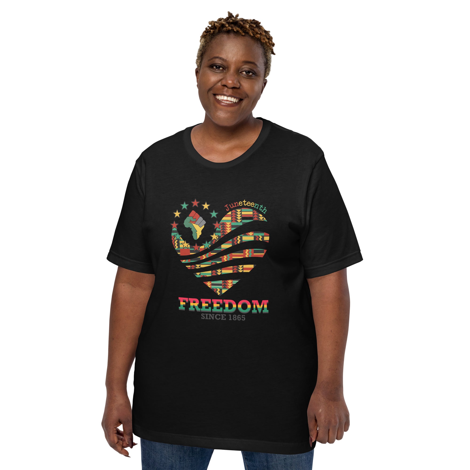 Freedom Heart Unisex t-shirt-Phoenix Styles