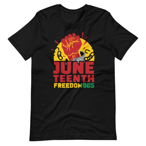 Juneteenth Breaking Barriers Unisex t-shirt-Phoenix Styles