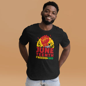 Juneteenth Breaking Barriers Unisex t-shirt-Phoenix Styles