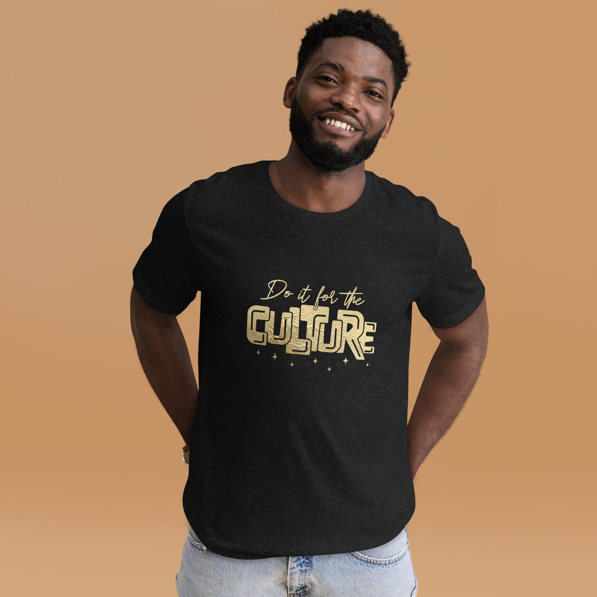 Do it for the Culture Gold Print Unisex t-shirt-Phoenix Styles