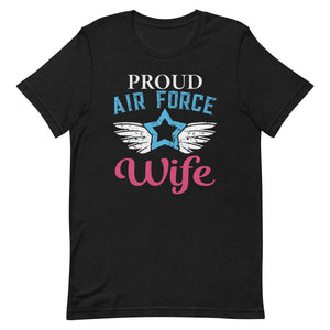 Proud Airforce Wife Unisex t-shirt-Phoenix Styles