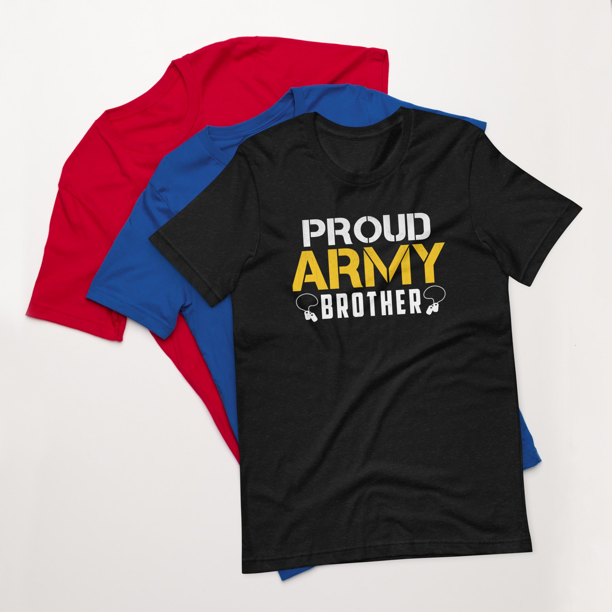 Proud Army Brother Unisex t-shirt-Phoenix Styles