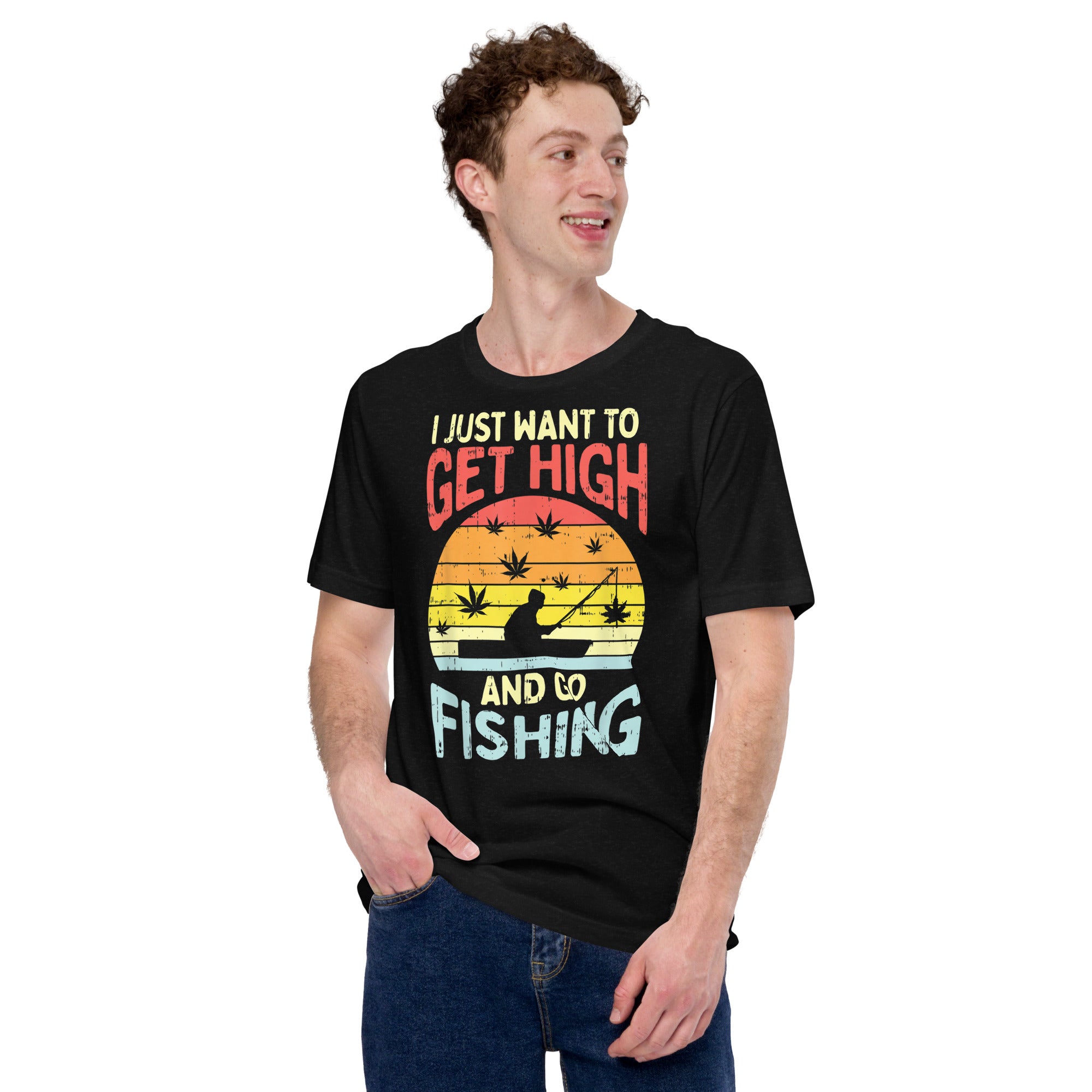 420-Stoner-Fisherman-Angler- Unisex t-shirt-Phoenix Styles