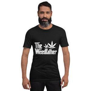 Mens-The-Weedfather-Funny-Cannabis-Weed-420-Dad-t-shirt-Phoenix Styles