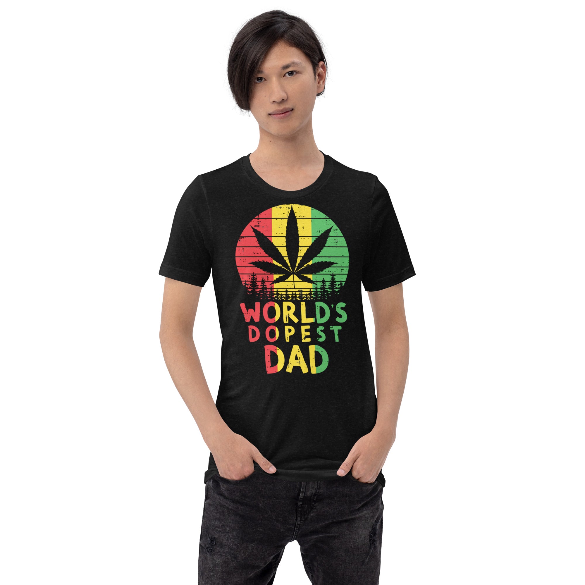 Worlds-Dopest-Dad-Rasta-Jamaican-Weed-Cannabis- t-shirt-Phoenix Styles