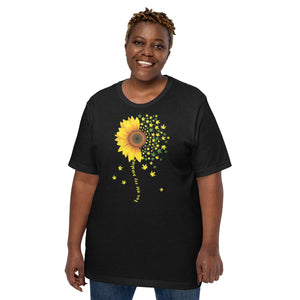 Womens-Sunflower-Cannabis-Weed t-shirt-Phoenix Styles