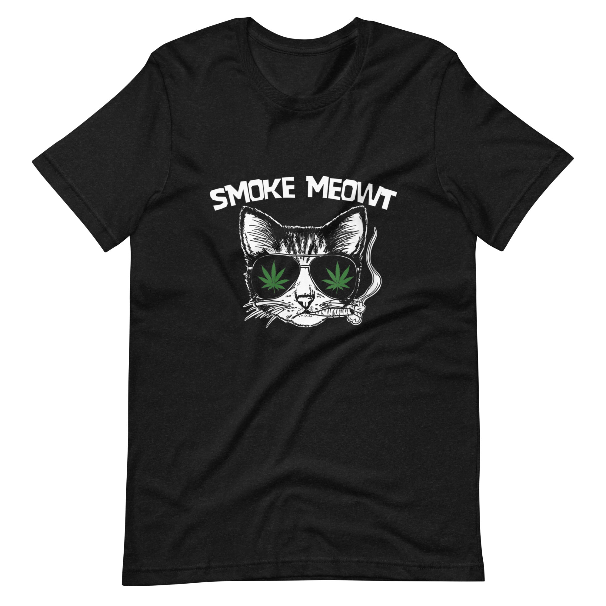 Smoke-Meowt-funny-kitty-Cat-Cannabis Unisex t-shirt-Phoenix Styles